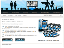 Tablet Screenshot of careerchangechallenge.com